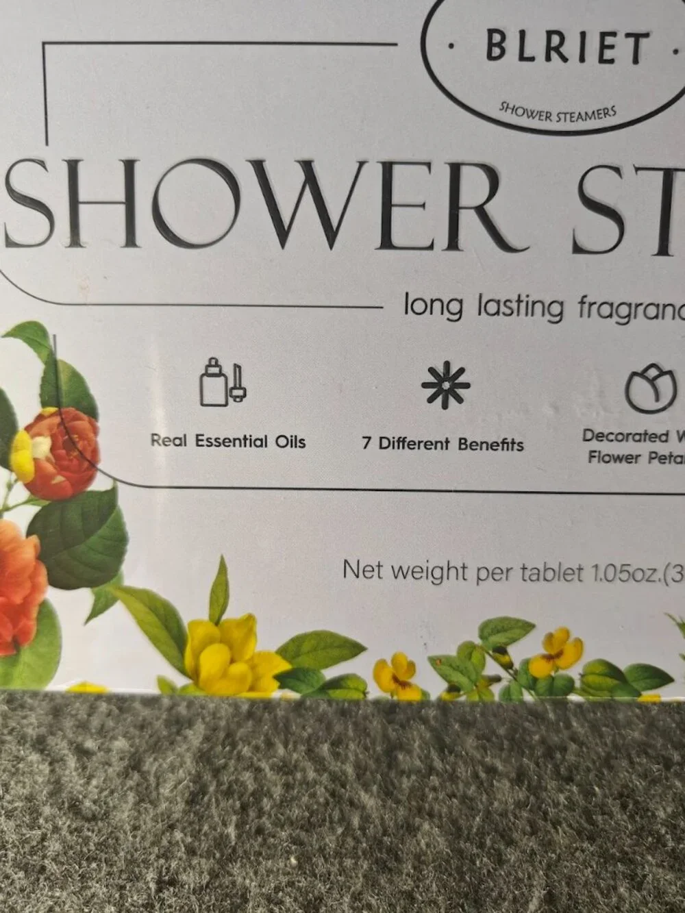 BLRIET Shower Steamers NEW Sealed 8 Pack Aromatherapy Tablets Spa Gift